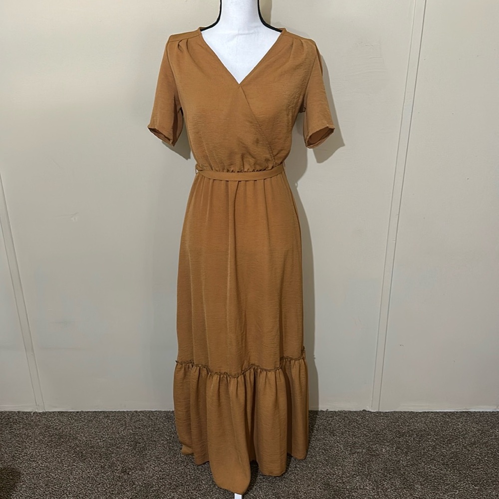 By Meg Rust Colored Dress